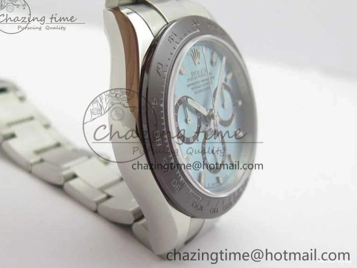 1218 Daytona 116506 Noob 1:1 Best Edition Ceramic Bezel Ice Blue Dial on SS Bracelet A Functional 2979